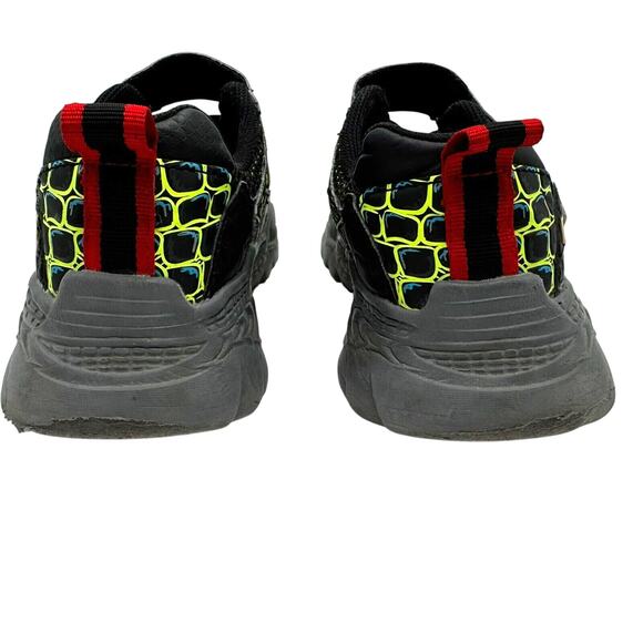 SKECHERS Boys Kids Size 4 Sketch-o Saurus Black Dinosaur‎ Dragon Sneakers shoes - Picture 4 of 8